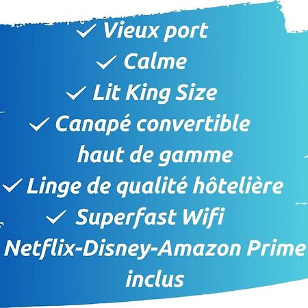 マルセイユSud Passion - Fada Vieux Port - Calme - Linge De Qualite - Lit King Size - Fibreアパートメント エクステリア 写真