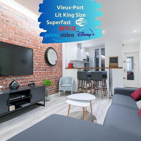 マルセイユSud Passion - Fada Vieux Port - Calme - Linge De Qualite - Lit King Size - Fibreアパートメント エクステリア 写真